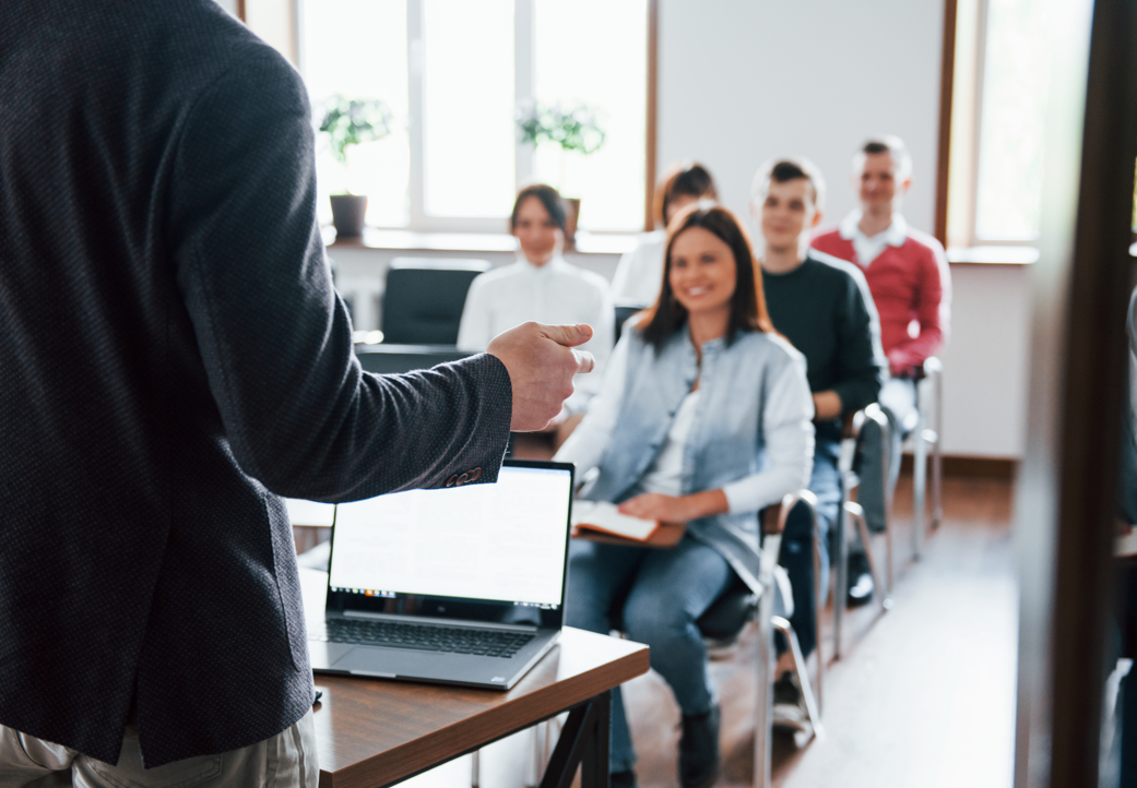 Groupe de formation en télétravail