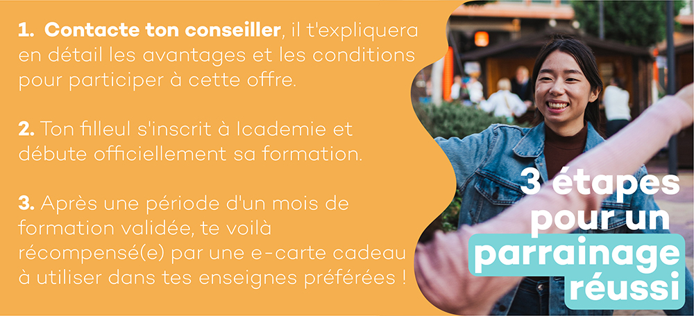 parrainage étapes